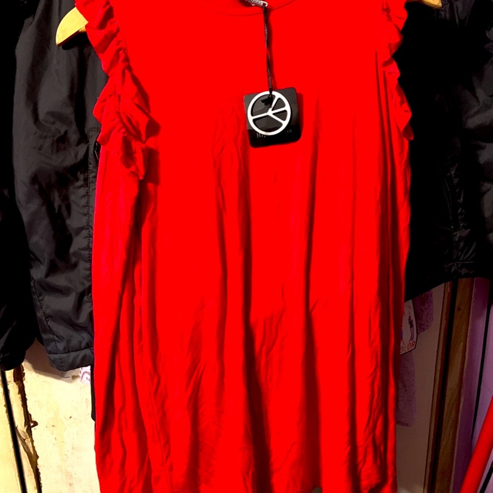 Cold Shoulder Oversized Shirt